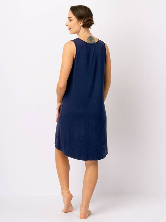 LND 764 Key Damenhemd, Marineblau