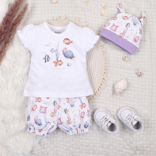 ABN-5489 Underwater World Nini Babyshorts – Bio-Baumwolle, für Mädchen