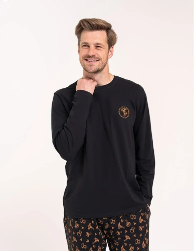 Herren-Pyjama Moraj PDM3000-003 Grau Kurzarm Kurzarmhose