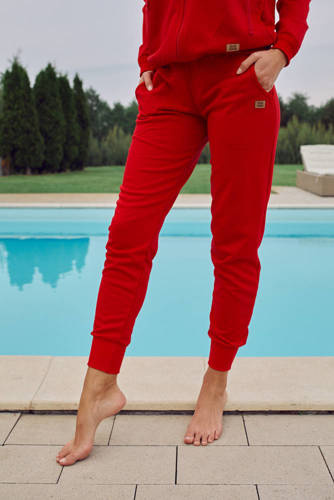 Todra Jogginghose Italienische Mode- rot