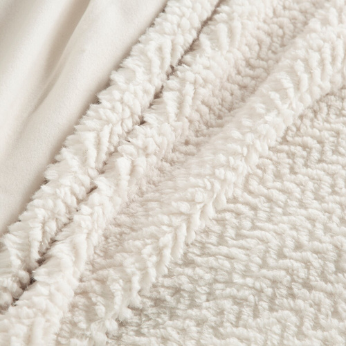 Laris Decke, Mikrofaser-Tagesdecke, Eurocurtains, Creme