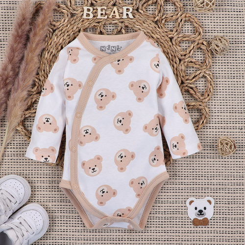 ABK-0047 Sweet Bears Baby-Set aus Nini-Bio-Baumwolle