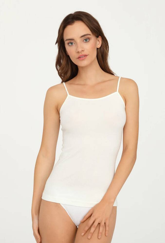 Gatta Camisole 42K 610 Damen Top nahtlos Mikrofaser dünne Träger