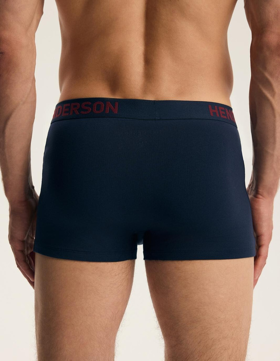 Henderson Herren Boxershorts 46101 Fawn 2er-Pack Baumwolle mit breitem Logo-Bund