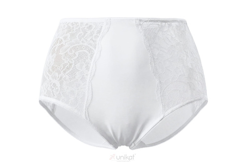 Unikat Solen Slip hoher Bund weiß Spitze formend bequem Alltag
