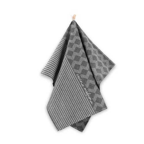 Küchentuch MODERNA 037P Zwoltex 50x70 schwarz Baumwolle Ultrasoft 200 g/m²
