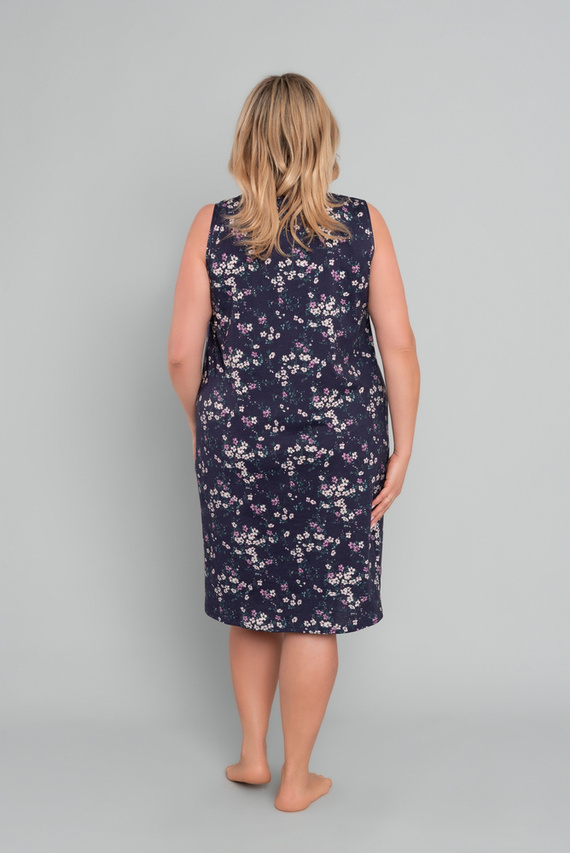 Evita Nachthemd und Stillhemdchen, breiter Träger Italian Fashion - Druck 