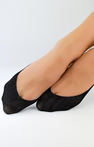 SN041 Laser Silicone ABS Noviti Damen-Ballerinas – Schwarz