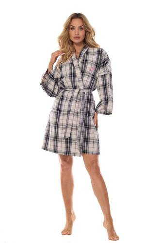 2474 Roxy L&L Damenbademantel – Graphit