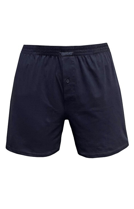 945/10 Cornette Herren-Boxershorts – Baumwolle 3er-Pack, Grau/Marineblau/Grün