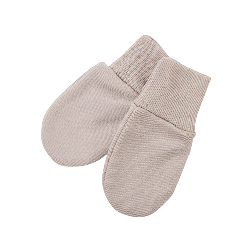 Merino Eevi Babyhandschuhe – beige, kratzfest
