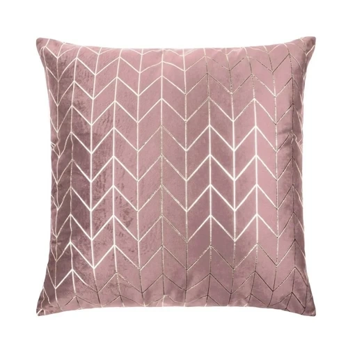 Nord Baumwollkissenbezug von Needles and Threads, rosa