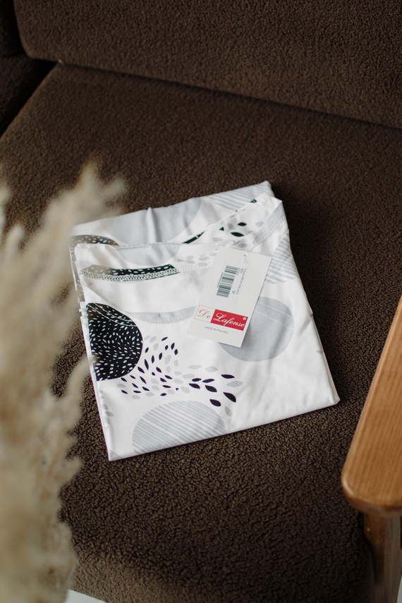 860 Amelia De Lafense Nachthemd - kurze Ärmel, weiche Viskose - grau