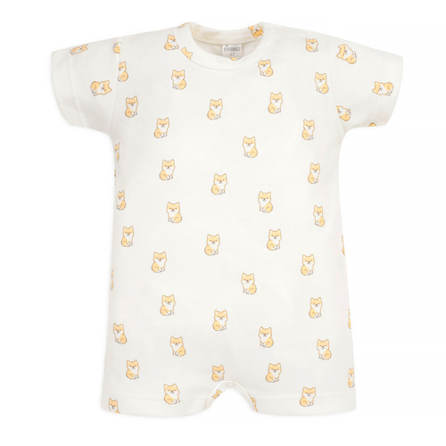 Lovely Day Baby Rampers Pinocchio – ecrufarbene Hunde