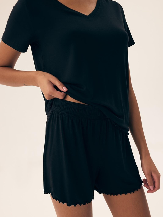 43022 Noves Henderson Damenpyjama – schwarz