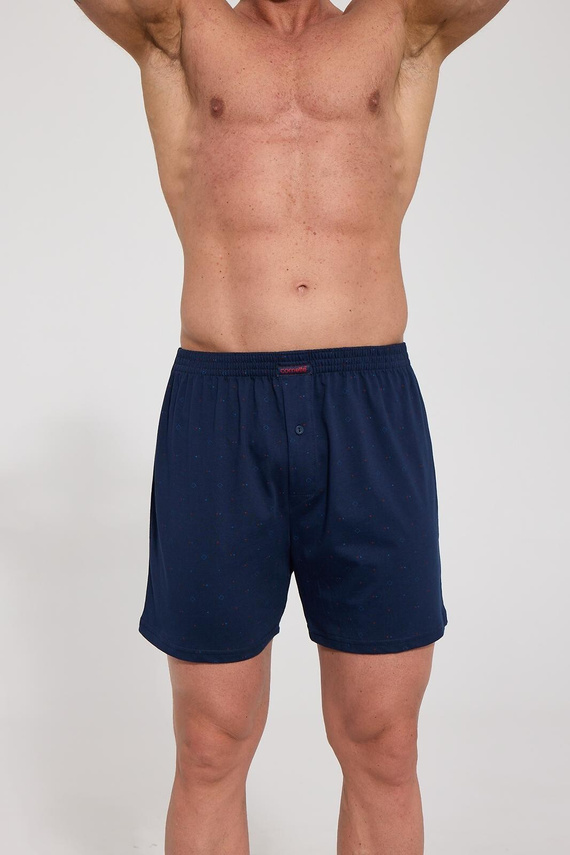 Herrenboxershorts Cornette Comfort 002/358, 008/358 in Marineblau – locker, aus Baumwolle