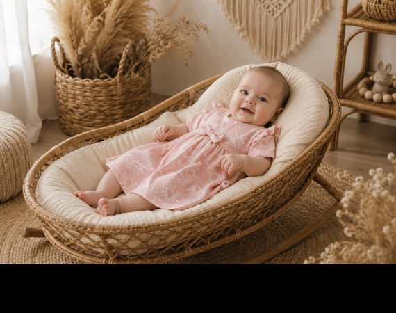 Sukienko-Body SB16200 Mamatti weiß für Babys mit kurzen Ärmeln