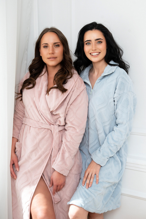 Arena Damenbademantel Italian Fashion - blau