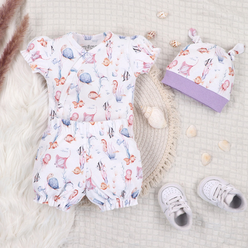 ABN-5489 Underwater World Nini Babyshorts – Bio-Baumwolle, für Mädchen