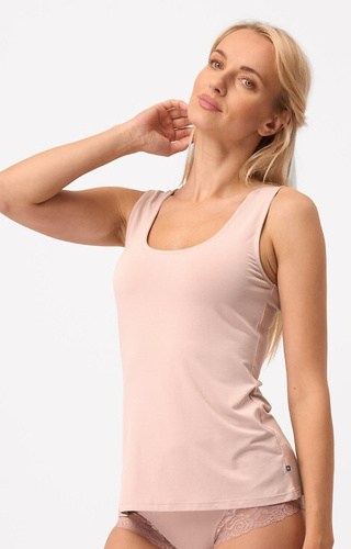 LVS 001 Bamboo Key Baumwoll-T-Shirt – Beige