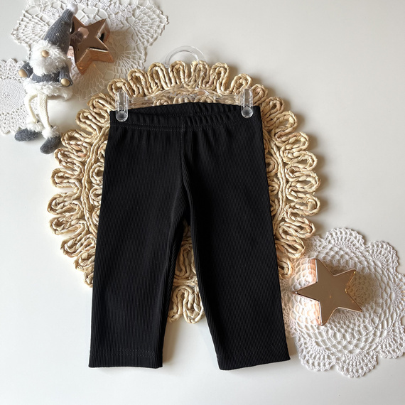 Mamatti Leggings SL02 Merry Christmas – Schwarz, Baumwolle, Mädchen