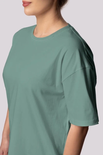 Bliss kurzärmliger Mona Damenpyjama olivgrün