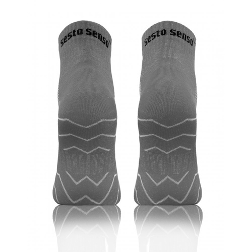 Socken Amz Universal Frottee-Sportsocken Sesto Senso grau