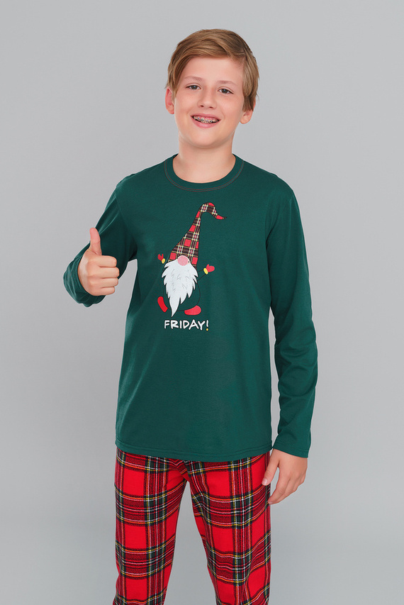 Narvik Schlafanzug für Jungen Italian Fashion- rot/print 