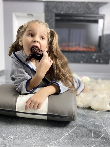 374 / 375 Desiree Kinderbademantel - grau