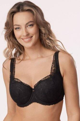 Laura Big Mefemi Vollschalen-BH – Schwarz