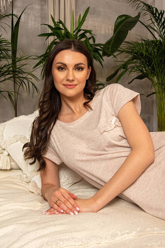 677 Mariposa II Forex Nachthemd - beige melange