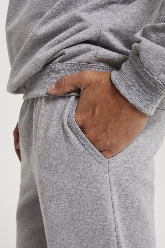 Leader-Trainingsanzug-Set lang. ärmel, Länge. hose Italian Fashion - melange