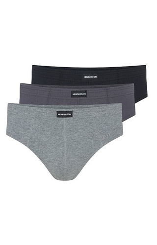 1446 K672 Henderson Herren-Slips, Baumwolle, 3 Stück im Karton