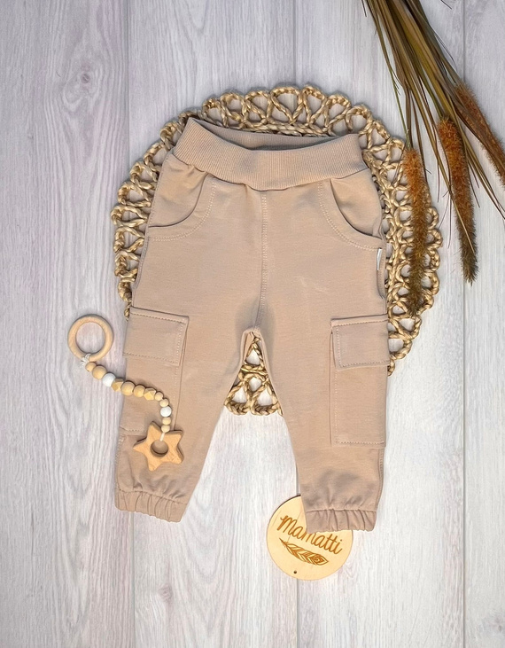 Kinder Jogginghose Mamatti SJ12 beige – weich und bequem