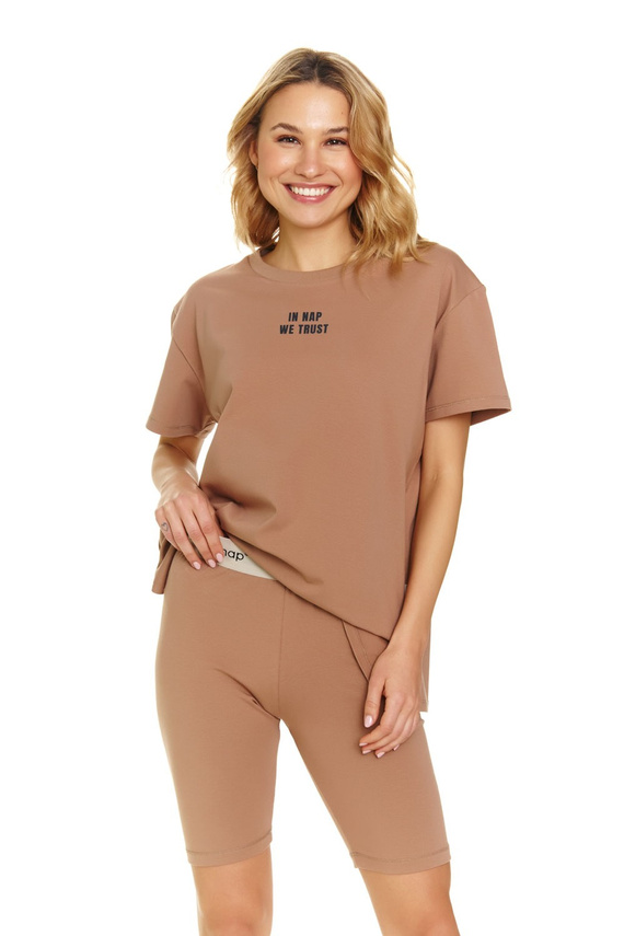 5382 Doctor Nap Damen-Pyjama – Holz (beige)