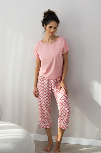 Lydia Sensis Damenpyjama – Rosa