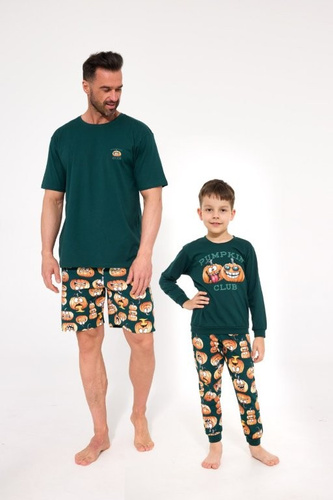 Jungen-Pyjama Cornette 593/187 966/187 Pumpkin Club 100% Baumwolle Lang