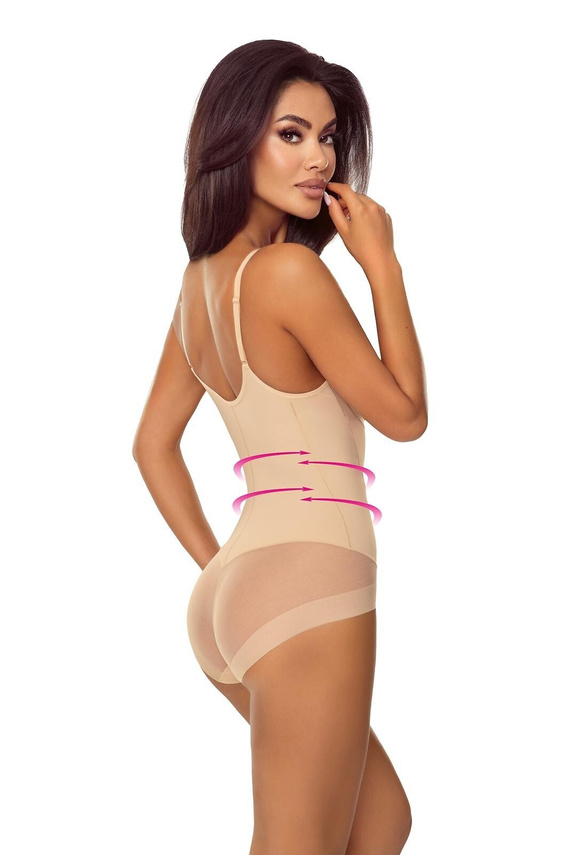 Body 7006 Ofelia Lapinee Beige Shapewear-Body unter der Brust Figurformend