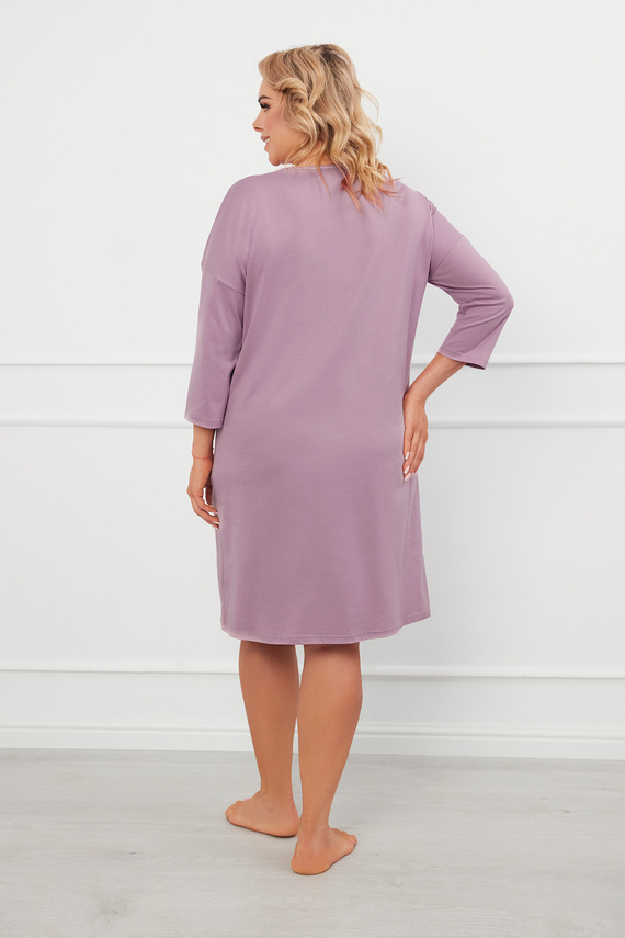 Ibena Nachthemd, 3/4 Ärmel Italian Fashion - heather