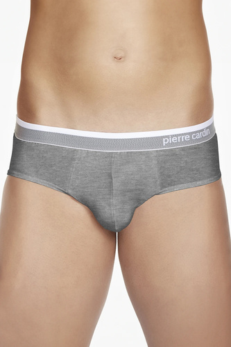 PCU 402 Pierre Cardin grau – klassischer Herren-Baumwoll-Slip, bequem für jeden Tag
