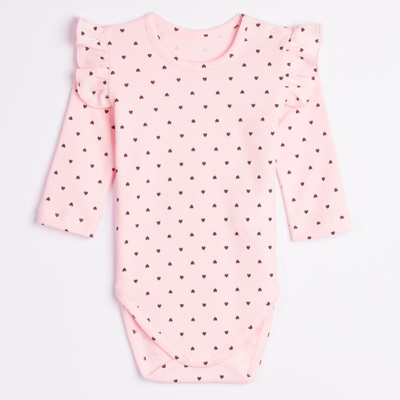 Body für Babys Nicol Tosia 225097 100% Baumwolle rosa mit Rüschen