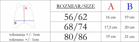 226266 Nicol HANIA Baby-Mütze Bär pudriger Rosa warme Ohrenklappenmütze