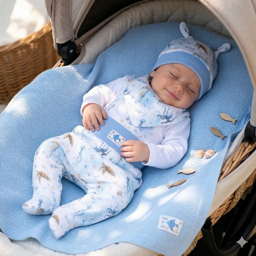 Babyset SEA OF JOY NINI Bio-Baumwolle OEKO-TEX weich hautfreundlich sicher