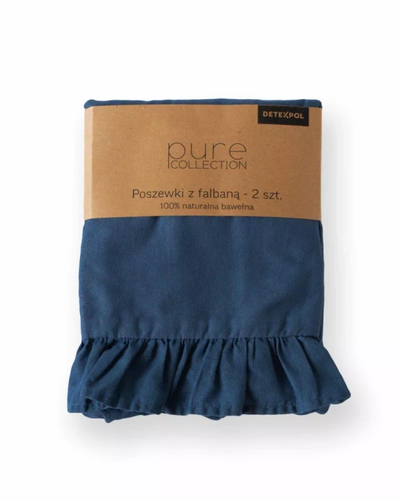 Pure 23 Bettwäsche aus einfarbiger Baumwolle, Detexpol-Denim