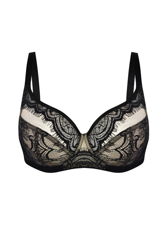 Mediolano Exclusive Soft 19257 weicher BH schwarz mit Spitze