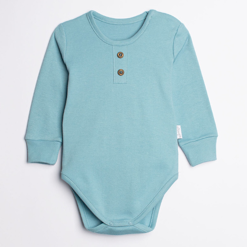Body für Babys Nicol Figo 223098 100% Baumwolle Langarm Blau