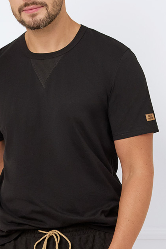 Bono Herren-Sport-Set Italienische Mode - schwarz