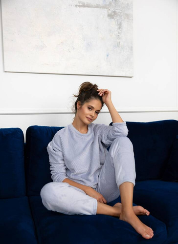 Esme Soft Sensis Damenpyjama - Grau