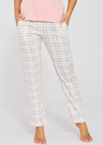 Damen Pyjamahose 690/50 Cornette 100% Baumwolle Ecru