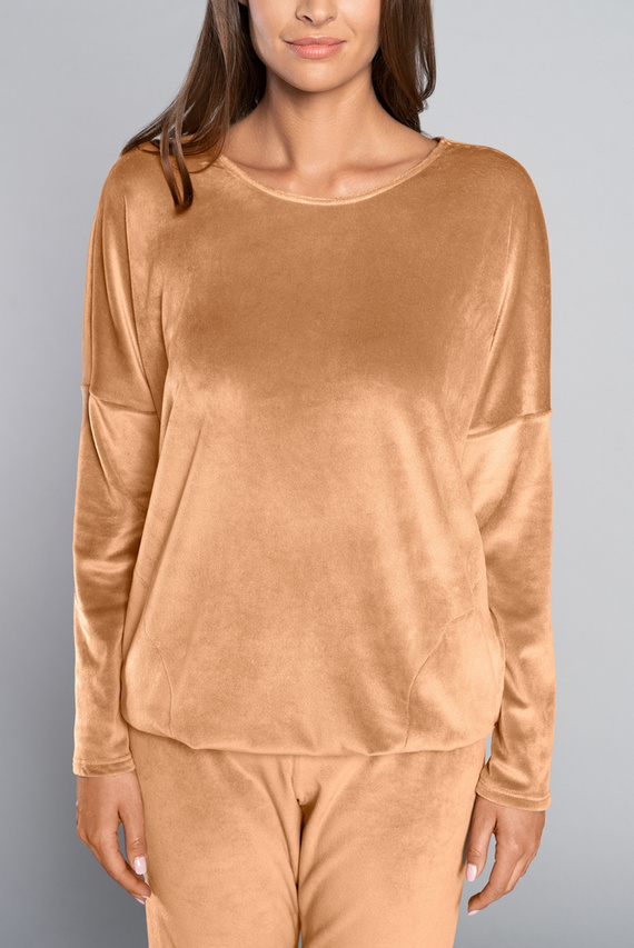 Juga Women's Long Set. ärmel, Länge. italienische Mode Kamelhosen 